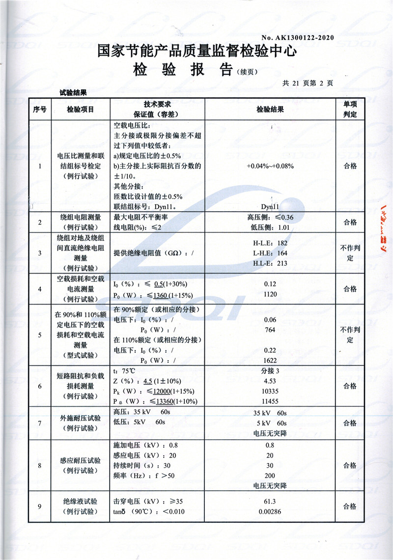 高低压试验报告-S11-1250岳阳岳阳岳阳油浸式变压器-2.jpg